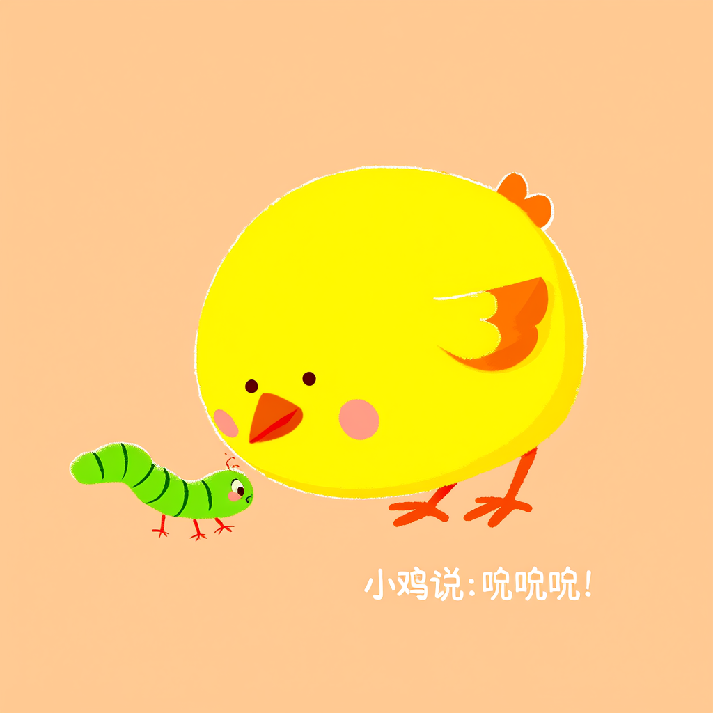 活泼的小鸡